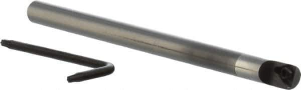 Everede Tool - 0.3" Min Bore Diam, 4" OAL, 1/4" Shank Diam, Indexable Boring Bar - TDA Insert, Screw Holding Method - Eagle Tool & Supply
