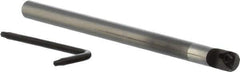 Everede Tool - 0.3" Min Bore Diam, 4" OAL, 1/4" Shank Diam, Indexable Boring Bar - TDA Insert, Screw Holding Method - Eagle Tool & Supply