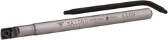 Everede Tool - 0.18" Min Bore Diam, 2-1/2" OAL, 3/16" Shank Diam, Indexable Boring Bar - CDC Insert, Screw Holding Method - Eagle Tool & Supply