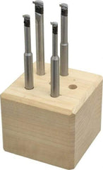 Everede Tool - 7/32" Min Diam Smallest Bar, 3/8" Min Diam Largest Bar, Carbide Indexable Boring Bar Set - 1-7/16, 1-5/8, 1-3/4, 6" Max Bore Depth - Eagle Tool & Supply
