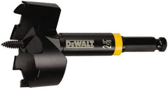 DeWALT - 1-3/8", 7/16" Hex Shank, Bright Finish, Steel Self Feed Drill Bit - Eagle Tool & Supply