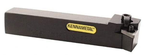Kennametal - MTFN, Right Hand Cut, 0° Lead Angle, 1" Shank Height x 1" Shank Width, Negative Rake Indexable Turning Toolholder - 6" OAL, TN..43. Insert Compatibility, Series Kenloc - Eagle Tool & Supply