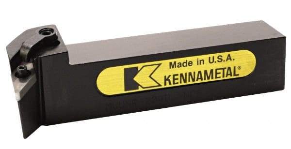Kennametal - MVUN, Right Hand Cut, 3° Lead Angle, 1-1/4" Shank Height x 1-1/4" Shank Width, Negative Rake Indexable Turning Toolholder - 6" OAL, VN..43. Insert Compatibility, Series Kenloc - Eagle Tool & Supply
