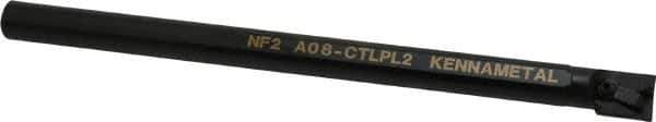 Kennametal - 15.24mm Min Bore Diam, 8" OAL, 1/2" Shank Diam, A-CTLP Indexable Boring Bar - TP.. Insert, Clamp Holding Method - Eagle Tool & Supply