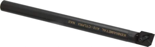 Kennametal - 23.62mm Min Bore Diam, 10" OAL, 3/4" Shank Diam, A-CTLP Indexable Boring Bar - TP.. Insert, Clamp Holding Method - Eagle Tool & Supply
