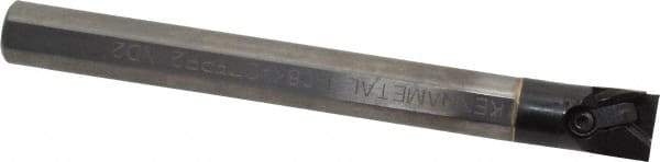 Kennametal - 15.24mm Min Bore Diam, 5" OAL, 1/2" Shank Diam, E-CTFP Indexable Boring Bar - TP.. Insert, Clamp Holding Method - Eagle Tool & Supply