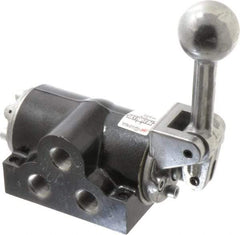 ARO/Ingersoll-Rand - 3/8" NPT Manual Mechanical Valve - 4-Way, 3 Position, Spring Return, 2.3 CV Rate - Eagle Tool & Supply