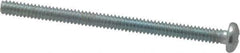 Value Collection - #6-32 UNC, 2" Length Under Head Phillips Drive Machine Screw - Pan Head, Grade 2 Steel, Zinc-Plated Finish, Without Washer - Eagle Tool & Supply