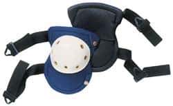 CLC - Size Universal, Buckle Straps, Hard Protective Cap, Knee Pad - Foam Padding, Blue, 2 Straps, Polyester Cover - Eagle Tool & Supply