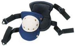 CLC - Size Universal, Buckle Straps, Hard Protective Cap, Knee Pad - Foam Padding, Blue, 2 Straps, Polyester Cover - Eagle Tool & Supply