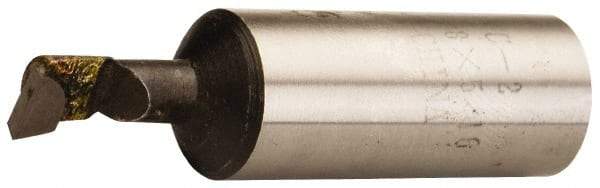 Borite - 3/8" Min Bore Diam, 1-7/8" Max Bore Depth, 3/8 Shank Diam, Boring Bar - Right Hand Cut, Carbide-Tipped, Black Oxide Finish - Exact Industrial Supply