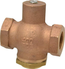 Kingston - 3/4" Brass Check Valve - Inline, FNPT x FNPT, 400 WOG - Eagle Tool & Supply