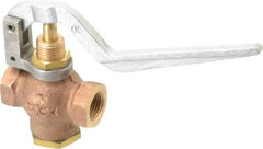 Kingston - 3/8" Pipe, 400 Max psi, Buna N Disc, Self Closing Control Valve - Squeeze Lever, FNPT x FNPT End Connections - Eagle Tool & Supply