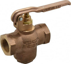 Kingston - 1" Pipe, 400 Max psi, Buna N Disc, Self Closing Control Valve - Squeeze Lever, FNPT x FNPT End Connections - Eagle Tool & Supply