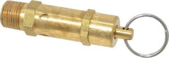 Kingston - 3/8" Inlet, ASME Safety Relief Valve - 150 Max psi, Brass - Eagle Tool & Supply
