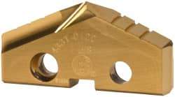 Allied Machine and Engineering - 1-5/8" Diam x 1/4" Thick, Seat Code 3, 132° Included Angle Spade Drill Insert - TiN Coated, High Speed Steel, Series GEN2 T-A - Eagle Tool & Supply