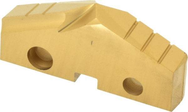 Allied Machine and Engineering - 1-29/32" Diam x 5/16" Thick, Seat Code 4, 132° Included Angle Spade Drill Insert - TiN Coated, High Speed Steel, Series GEN2 T-A - Eagle Tool & Supply