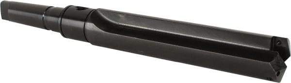 Allied Machine and Engineering - Series 5, 2-1/2 to 3-1/2" Diam, 5MT Taper Shank, Straight Flute Spade Drill - 10-3/4" Max Depth, 15-5/16" Body Length, 20-15/16" OAL, Standard Length, Through Coolant - Eagle Tool & Supply