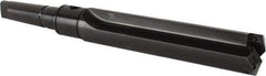 Allied Machine and Engineering - Series 5, 2-1/2 to 3-1/2" Diam, 5MT Taper Shank, Straight Flute Spade Drill - 10-3/4" Max Depth, 15-5/16" Body Length, 20-15/16" OAL, Standard Length, Through Coolant - Eagle Tool & Supply
