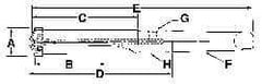 Allied Machine and Engineering - Series 2.5, 1-3/16 to 1-3/8" Diam, 4MT Taper Shank, Helical Flute Spade Drill - 7-3/8" Max Depth, 10-37/64" Body Length, 15-1/16" OAL, Standard Length, Through Coolant - Eagle Tool & Supply