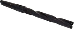 Allied Machine and Engineering - Series 1.5, 55/64 to 15/16" Diam, 3MT Taper Shank, Helical Flute Spade Drill - 6-3/4" Max Depth, 9-39/64" Body Length, 13-5/32" OAL, Standard Length, Through Coolant - Eagle Tool & Supply