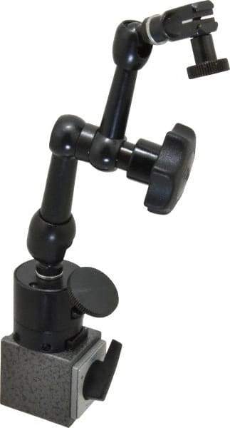 Noga - 320 N Magnetic Force, Fine Adjustment Indicator Positioner & Holder with Base - Articulated Arm, Rectangular Base, 35mm Base Height, 40mm Base Length, 30mm Base Width - Eagle Tool & Supply