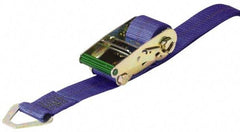 Wesco Industrial Products - 12' Long x 2-1/8" Wide, 1 Ply, Nylon Web Sling - Blue, with Delta Rings - Eagle Tool & Supply