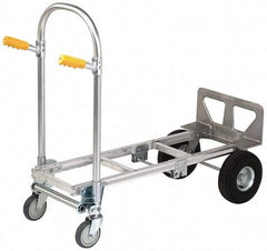Value Collection - 51-3/4" OAH Hand Truck - Dual Grip/Loop Handle, Aluminum - Eagle Tool & Supply
