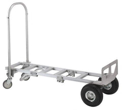 Value Collection - 61-1/2" OAH Hand Truck - Dual Loop Handle, Aluminum - Eagle Tool & Supply