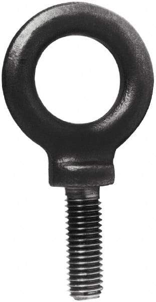 Gibraltar - 9,370 Lb Capacity, Stainless Steel, 1-8 Thread, Fixed Lifting Eye Bolt - Fully Threaded, 2-1/2" Shank, 2-1/2" Thread Length, Shoulder - Eagle Tool & Supply