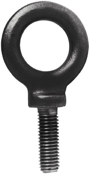 Made in USA - Steel, M20x2.50 Thread, Fixed Lifting Eye Bolt - Eagle Tool & Supply