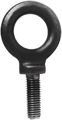 Made in USA - Steel, M20x2.50 Thread, Fixed Lifting Eye Bolt - Eagle Tool & Supply