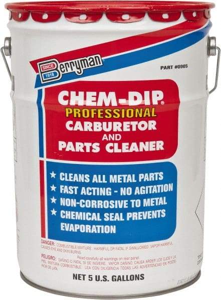 Berryman Products - Chlorinated Carburetor & Parts Cleaner - 5 Gal Pail - Eagle Tool & Supply