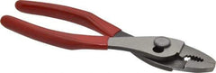 Proto - 6-11/16" OAL, 1-15/16" Jaw Length x 1-1/16" Jaw Width, Long Nose Wire Cutter Pliers - Standard Jaw, Thin Nose Head, Plastisol Handles - Eagle Tool & Supply
