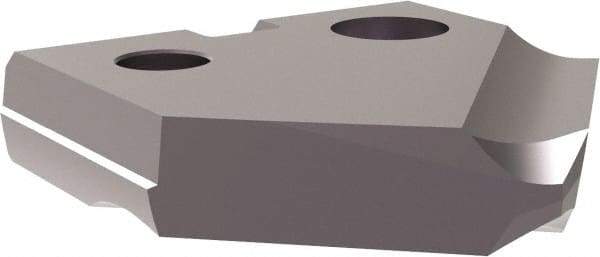 Allied Machine and Engineering - 24mm Diam x 5/32" Thick, Seat Code 1, 90° Included Angle Spade Drill Insert - TiAlN Coated, Cobalt, Grade Super Cobalt, Series T-A - Eagle Tool & Supply