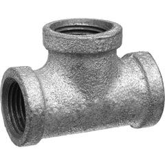 Galvanized Pipe Fittings; Material: Galvanized Malleable Iron; Fitting Shape: Tee; Thread Standard: NPT; End Connection: Threaded; Class: 150; Lead Free: Yes; Standards: ASME ™B1.20.1;  ™ASTM ™A197;  ™ASME ™B16.3