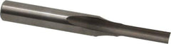 Onsrud - 5/32" Diam, 1/4" Shank Diam, 9/16" Length of Cut, 1 Flute Single Edge Straight Router Bit - 2" Overall Length, Right Hand Cut, Solid Carbide - Eagle Tool & Supply