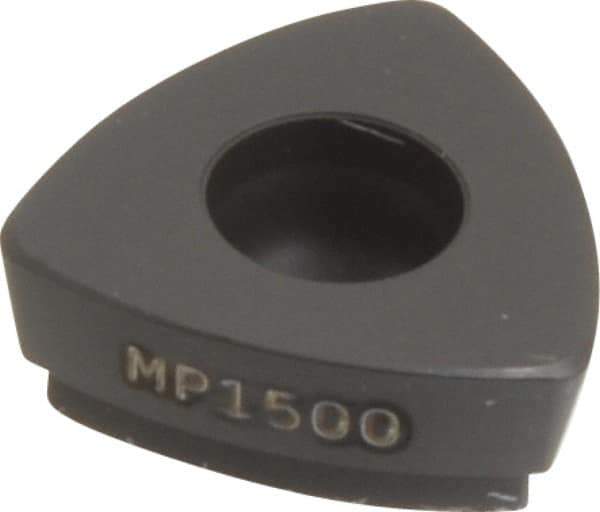 Seco - 218.19125 MD10 Grade MP1500 Carbide Milling Insert - TiCN/Al2O3 Finish, 0.156" Thick, 0.35" Inscribed Circle, 0.031" Corner Radius - Eagle Tool & Supply