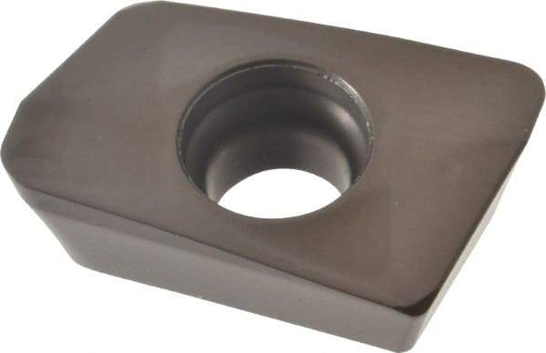 Seco - XOMX120412 MD13 Grade MP1500 Carbide Milling Insert - TiCN/Al2O3 Finish, 0.163" Thick, 0.047" Corner Radius - Eagle Tool & Supply