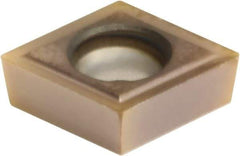 Sumitomo - CCGT32.5.001 EFM Grade AC530U Carbide Turning Insert - TiAlN/AlCrN Finish, 80° Diamond, 3/8" Inscr Circle, 5/32" Thick, 0.0039" Corner Radius - Eagle Tool & Supply