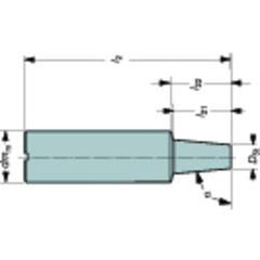 AE12-A16-CS-075 Milling Cutters With Exchangeable Solid Cutting Head - Eagle Tool & Supply