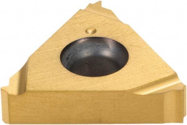 Vargus - 3ER External Right Hand 24 UN Laydown Threading Insert - Grade VKX, TiN Coated Carbide - Eagle Tool & Supply
