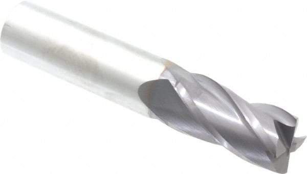 Niagara Cutter - 3/4", 4 Flute, Solid Carbide, 0.03" Corner Radius End Mill - 4" OAL, 30° Helix, 1-1/2" LOC, Right Hand Cut - Eagle Tool & Supply