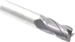 Niagara Cutter - 3/4", 4 Flute, Solid Carbide, 0.03" Corner Radius End Mill - 4" OAL, 30° Helix, 1-1/2" LOC, Right Hand Cut - Eagle Tool & Supply