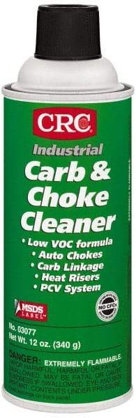 CRC - Acetone Carburetor & Parts Cleaner - 12 oz Aerosol Can - Eagle Tool & Supply