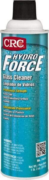 CRC - 20 oz Aerosol Ammonia Glass Cleaner - Use on Glass Surfaces - Eagle Tool & Supply