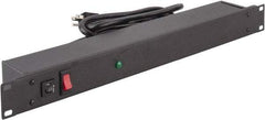 Wiremold - 6 Outlets, 120 Volts, 15 Amps, 6' Cord, Power Outlet Strip - 1 Circuits, Rack Mount, 5-15P NEMA Configuration, cULus, UL Listed File 1449 - Eagle Tool & Supply
