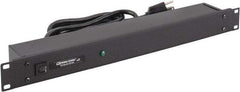 Wiremold - 6 Outlets, 120 Volts, 15 Amps, 6' Cord, Power Outlet Strip - 1 Circuits, Rack Mount, 5-15P NEMA Configuration, 19" Strip, cULus, UL Listed File 1449 - Eagle Tool & Supply