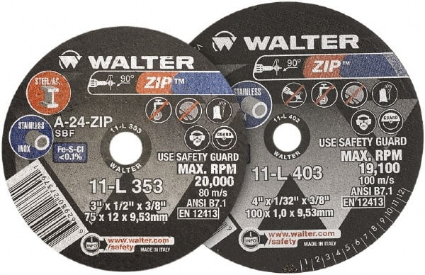 WALTER Surface Technologies - Cutoff Wheel - Eagle Tool & Supply