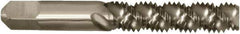 Vermont Tap & Die - M4x0.70 Metric 3 Flute 6H Bottoming Spiral Flute Tap - High Speed Steel, Bright Finish, 2-1/8" OAL, Right Hand Flute, Right Hand Thread, D4, Series 5155M - Exact Industrial Supply